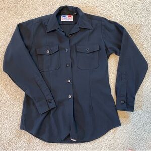 Vintage US Navy Flying Cross Long Sleeve Uniform Shirt.